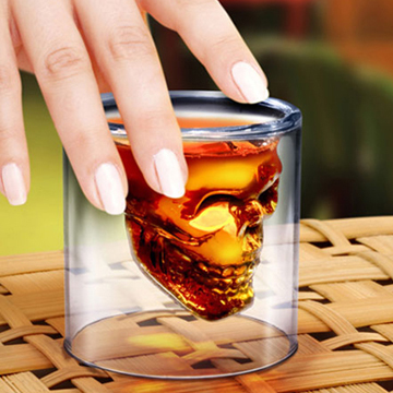Shot Vaso de Vidrio Diseño Calavera