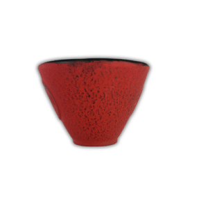 Mt09068 Taza Hierro Fundido Rojo
