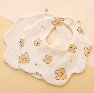 Babero de Bebe Conejo y Manzana-Precio Unitario