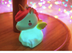 Llavero Luminoso con Diseño de Unicornio