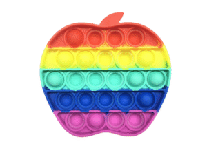 Pop It Juegute Desilicona Antiestrés con Forma de Manzana 12cm