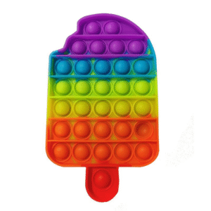 Pop It Juguete de Silicona Antiestrés con Forma Helado 12cm