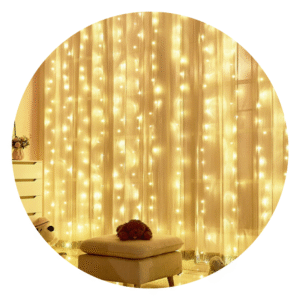 Cortina Led Luz Calida 3m X 3m