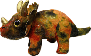 Funda de Peluche Triceratops