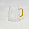 Jarra Vidrio Rayas Vertical Mando Dorado 400ml