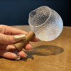 Jarrito Vidrio Esferico con Soporte
