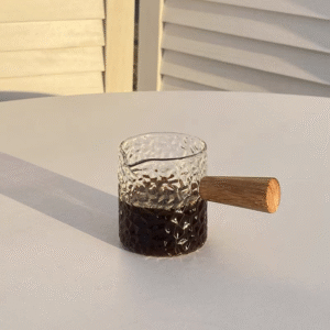 Jarrito Vidrio Cilindrico con Soporte