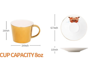 Juego Taza Ceramica Reflejante Buho