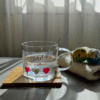 Set Taza Vidrio Together con Cuchara