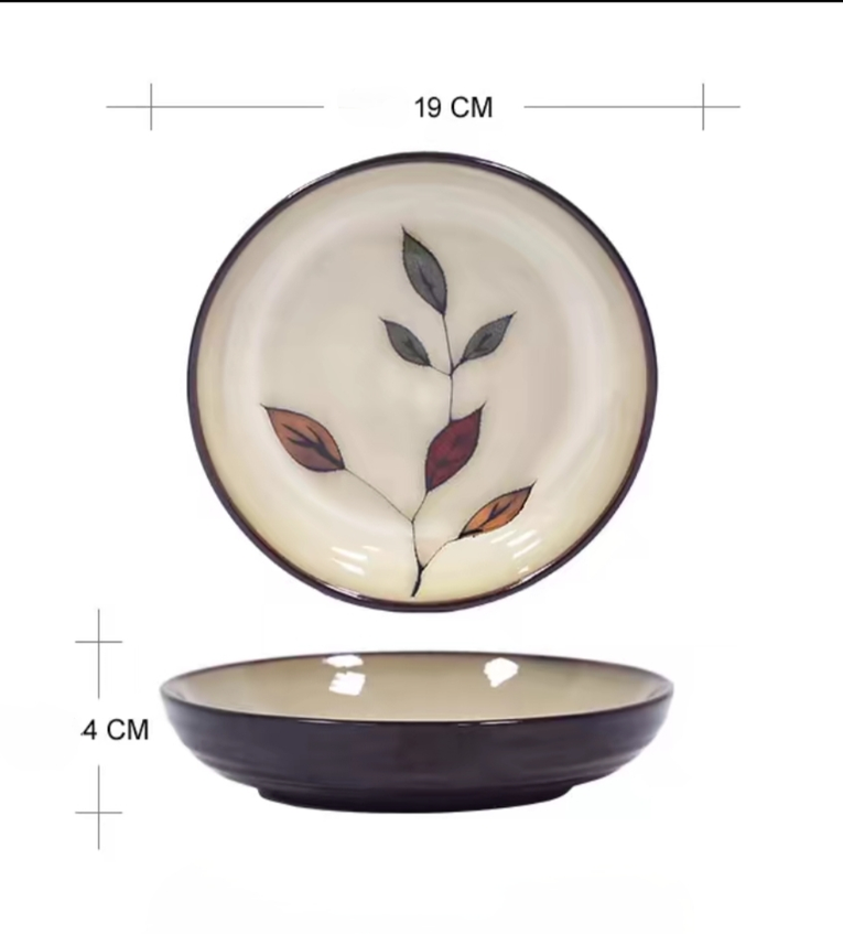 Plato Honda Hojita Ceramica 19 Cm