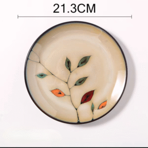 Plato Comun Hojita Ceramica 21 Cm