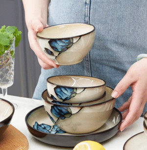 Bowl Magnolia Azul Ceramica 15 Cm