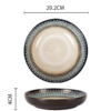 Plato Hondo Escalado Ceramica 20 Cm