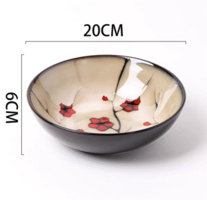 Bowl Ensaladera Ciruelo Ceramica 20 Cm
