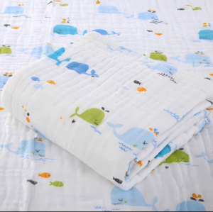 Mantita para Bebe 110x110 Ballena En Mar