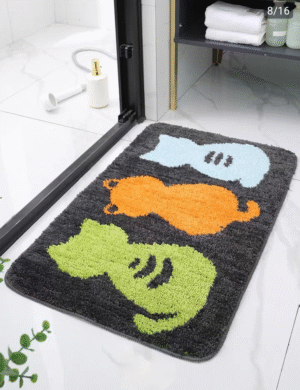 -Alfombra 40x60 3 Gatos Colores