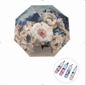 Paraguas Flores Blancas