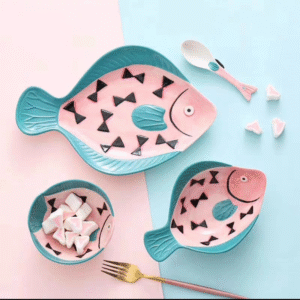 Bowl Ceramica Forma Pez-Unidad para Envio