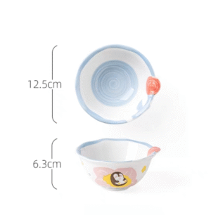 Bowl Ceramica 4.75" Pinguino-Caja X 6 para Envio