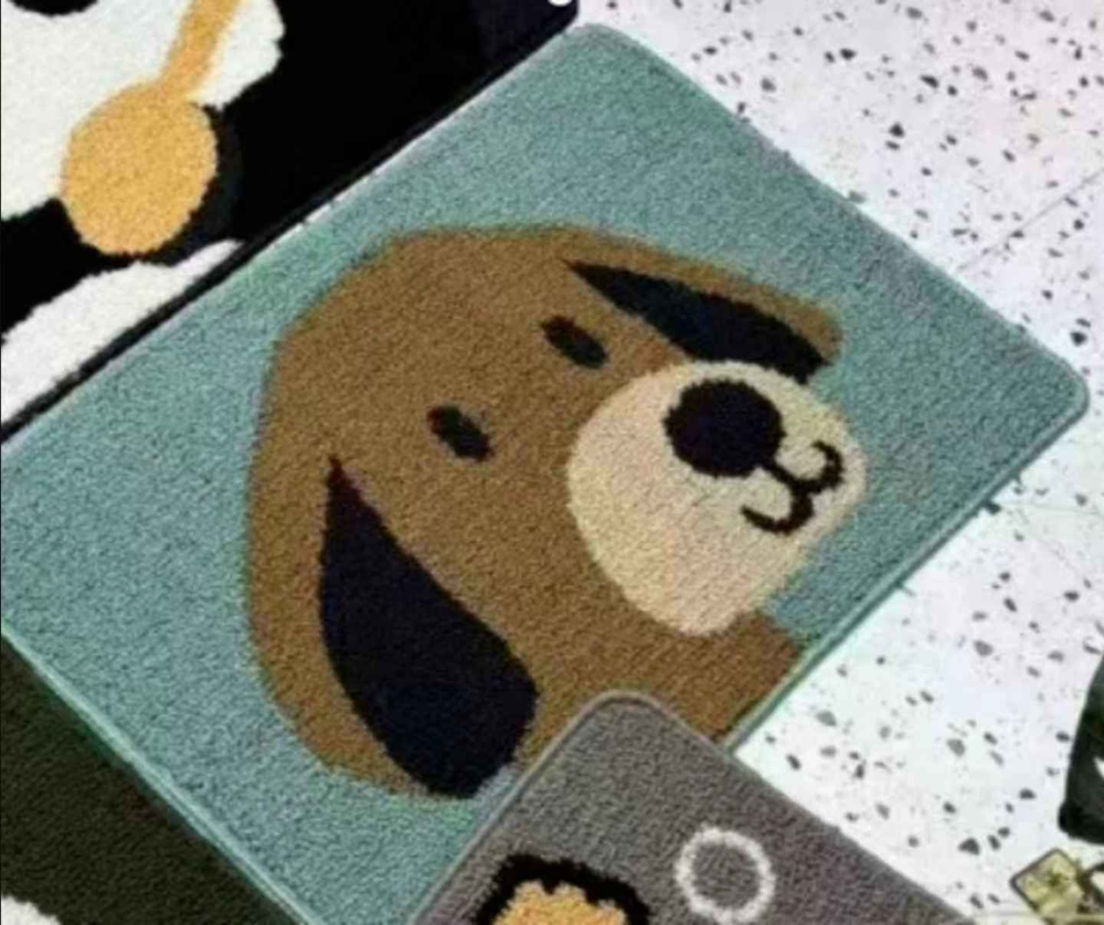 Alfombra 50cm X 80cm Perro