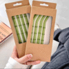 Sorbete Vidrio Forma Bambu Rect X 4