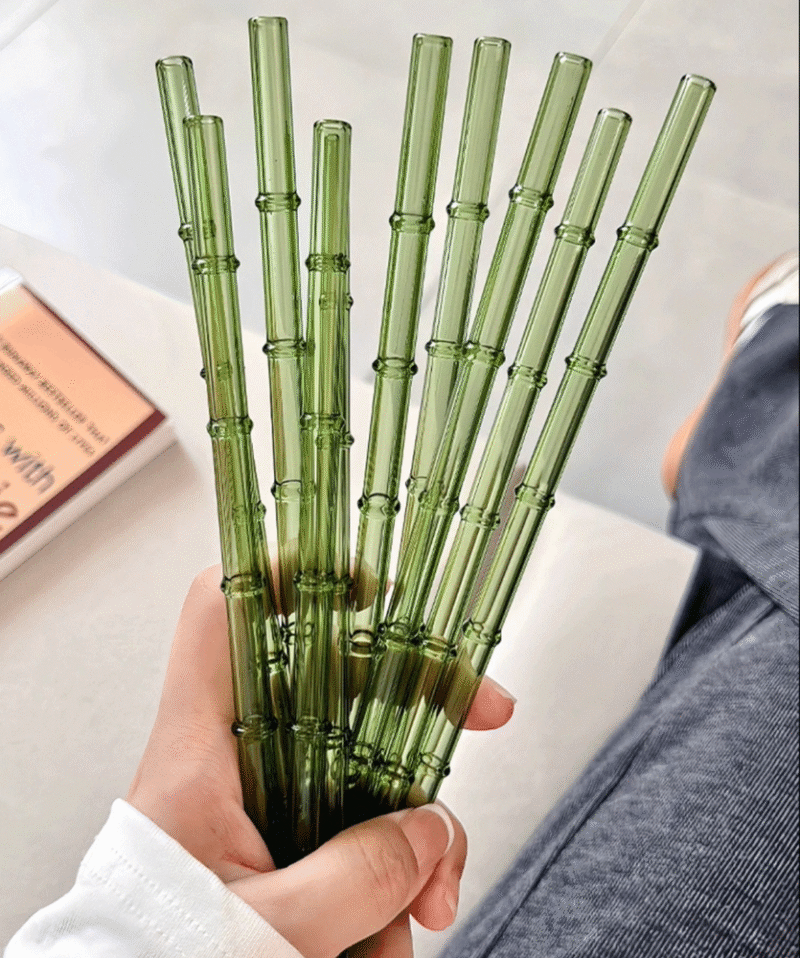Sorbete Vidrio Forma Bambu Rect X 4