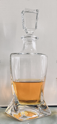Botella Whisky Vidrio Labrado 750 Ml