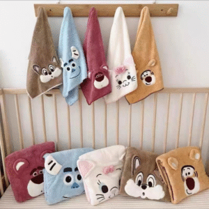 Toalla de Mano Absorbente Animales-Pack X 5