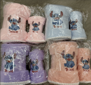 Toalla de Mano Absorbente Azules-Pack X 5