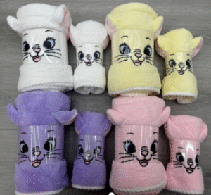 Toalla de Mano Absorbente Gato-Pack X 5