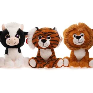 Animales Sentados Ojos Brillosos 25 Cm