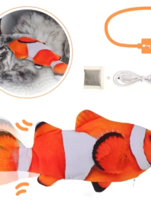 Juguete Pez con Movimiento Usb y Hierba