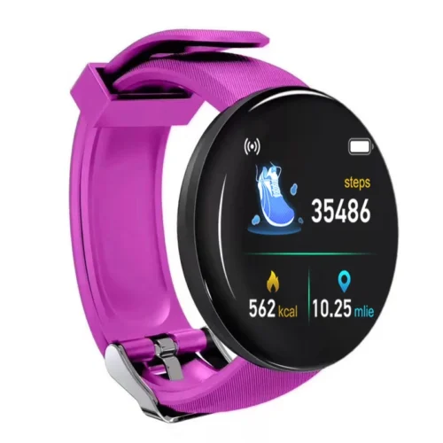 Smartwatch D18 Reloj Inteligente Violeta